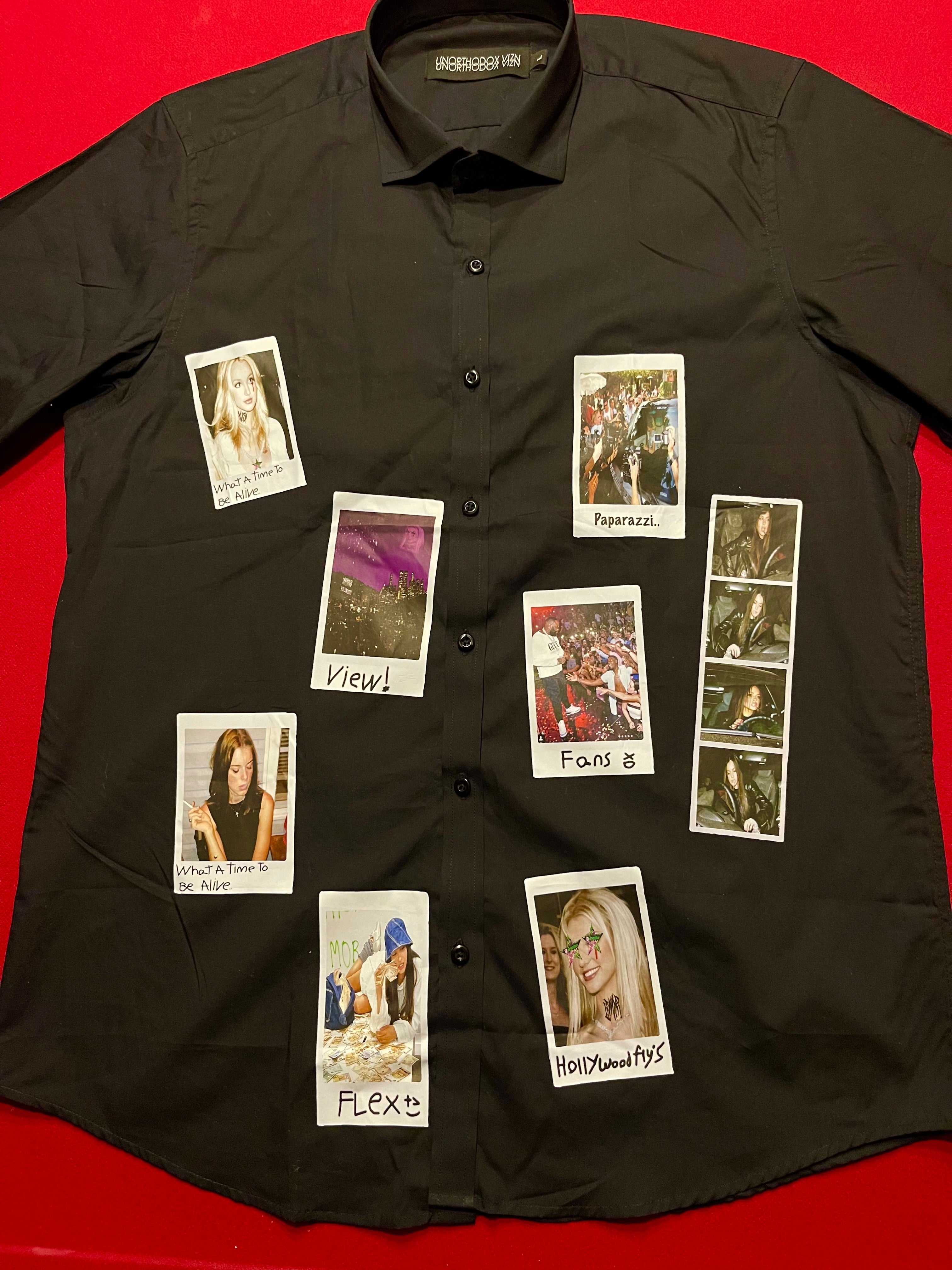 polaroid Button up